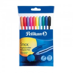 PIX STICK K86, UNICA FOLOSINTA, CAPAC IN CULOAREA MINEI, SET DE 10 CULORI , IN POLYBAG