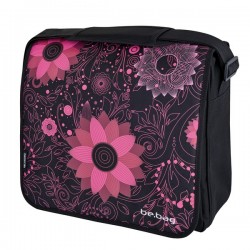 GEANTA DE UMAR MESSENGER BE.BAG, MOTIV ORNAMENT FLOWERS