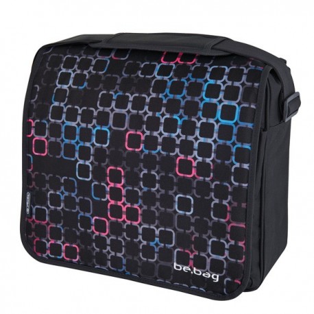 GEANTA DE UMAR MESSENGER BE.BAG, MOTIV SQUARES