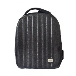 RUCSAC CU UN COMPARTIMENT, SAC DE SPORT INCLUS, MOTIV DISCO BLACK