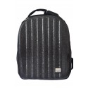 RUCSAC CU UN COMPARTIMENT, SAC DE SPORT INCLUS, MOTIV DISCO BLACK