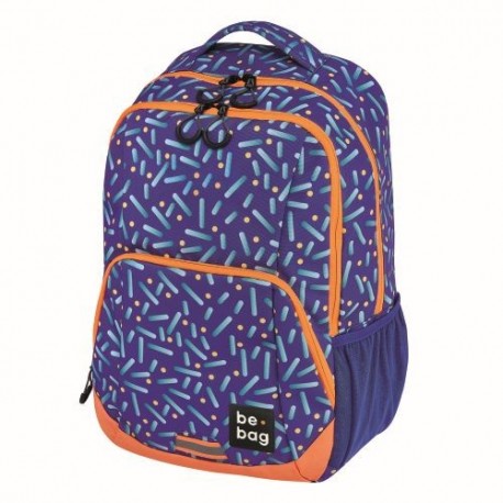 RUCSAC BE.BAG, MODEL BE.FREESTYLE, DIMENSIUNE 45X32X20 CM, MOTIV CONFETTI