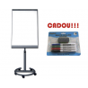 FLIPCHART MAGNETIC STANDARD MOBIL BBNN 70x100 cm + CADOU!!! (SET 4 MARKER WHITEBOARD + BURETE)