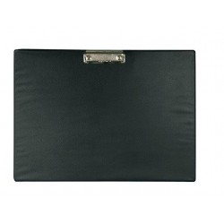 Clipboard simplu A3 - landscape, plastifiat PVC, ALCO - negru