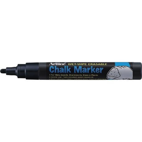 Marker cu creta, 4 mm, ARTLINE - negru