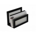 Suport/separator corespondenta, ROLODEX Shadow - lemn/plexiglas