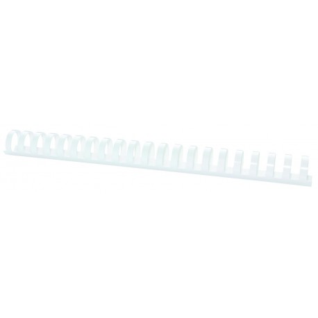 Inele plastic 25 mm, max 240 coli, 50buc/cut Office Products - alb