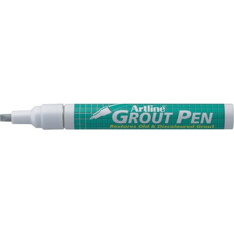 Marker ARTLINE 419 Grout Pen, pentru rosturi, corp metalic, varf tesit, 2.0-4.0mm - gri