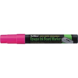 Marker cu cerneala opaca, ARTLINE, pentru table de scris, varf 2.0mm - roz fluorescent