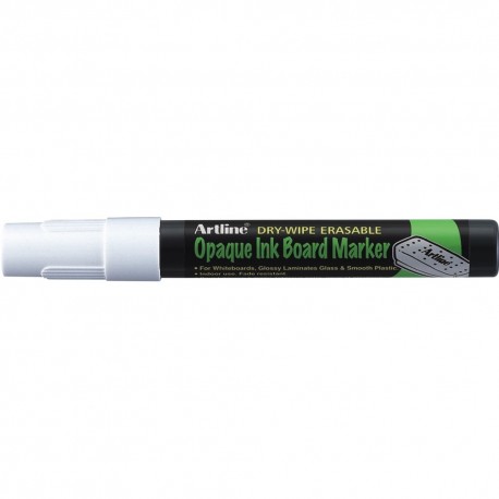 Marker cu cerneala opaca, ARTLINE, pentru table de scris, varf 2.0mm - alb