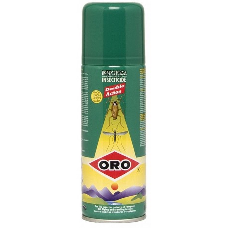 Insecticid spray, pentru tantari si gandaci, 300ml, ORO - Double Action - aroma lamaie