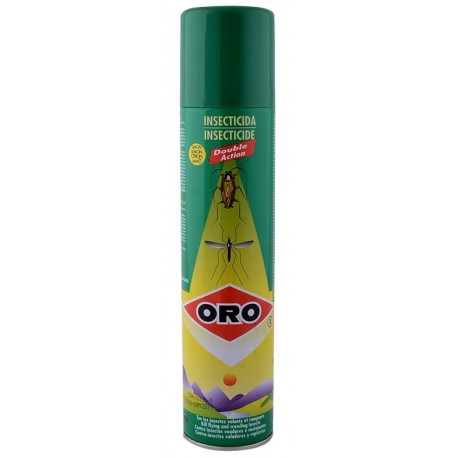 Insecticid spray, pentru tantari si gandaci, 580ml, ORO - Double Action - aroma lamaie