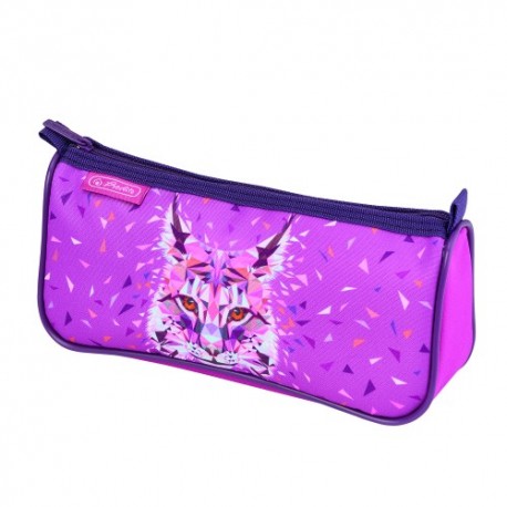 NECESSAIRE TRIUNGHIULAR SPORT, MOTIV WILD ANIMALS LYNX