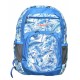 RUCSAC HOLIC CU DOUA COMPARTIMENTE, COMPARTIMENT PENTRU LAPTOP, DIMENSIUNE 44 X 30 X 20 CM, MOTIV BLUE LEAVES