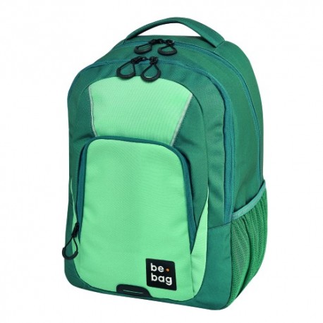 RUCSAC BE.BAG, MODEL BE.SIMPLE, DIMENSIUNE 43X31X17 CM, CULOARE TURCOAZ + STILOU GRATIS