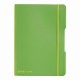 CAIET MY.BOOK FLEX A5 40F 70GR PATRATELE VERDE DESCHIS TRANSPARENT CU LOGO NEGRU