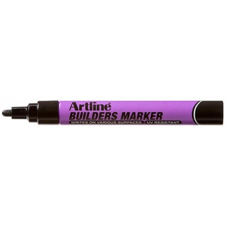 Marker ARTLINE, pentru constructori, corp plastic, varf rotund 2.3mm - negru