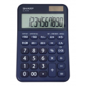 Calculator de birou, 10 digits, 149 x 100 x 27 mm, dual power, SHARP EL-M335BBL - bleumarin