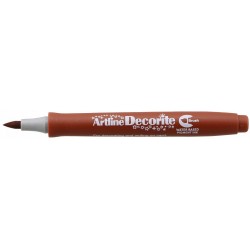 Marker ARTLINE Decorite, varf flexibil (tip pensula) - maro