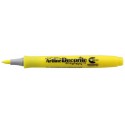 Marker ARTLINE Decorite, varf flexibil (tip pensula) - galben