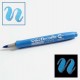 Marker ARTLINE Decorite, varf flexibil (tip pensula) - bleu metalizat