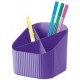 Suport pentru instrumente de scris, 4 compartimente, HAN X-Loop Trend-Colours - violet