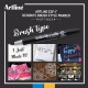 Marker ARTLINE Decorite, varf flexibil (tip pensula) - negru