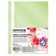 Dosar plastic PP cu sina, cu gauri, grosime 100/170microni, 50 buc/set, Office Products - verde desc