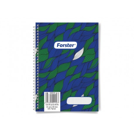 Caiet A5 spirala 100 file Forster, Matematica