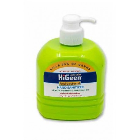 HIGEEN GEL ANTIBACTERIAN 500ML FRESH LEMON VERBENA