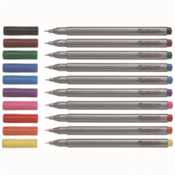 Liner 0.4 mm Maro Ocru Grip Faber-Castell