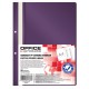 Dosar plastic PP cu sina, cu gauri, grosime 100/170microni, 50 buc/set, Office Products - violet