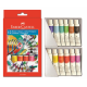 Tempera 12 Culori 12 ML Cutie Carton Faber-Castell