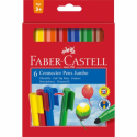 Carioca 6 culori Connector Jumbo Faber-Castell