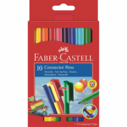 Carioca 10 culori Connector Faber-Castell