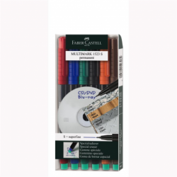 Marker Permanent Set 6 S Multimark Faber-Castell