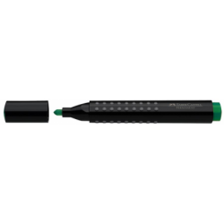 Marker Permanent Verde Varf Rotund Grip 1504 Faber-Castell