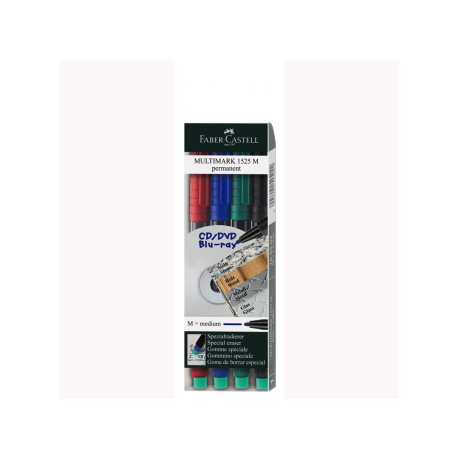 Marker Permanent Set 4 M Multimark Faber-Castell