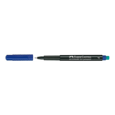 Marker Permanent Albastru F Multimark Faber-Castell