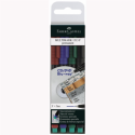 Marker Permanent Set 4 F Multimark Faber-Castell