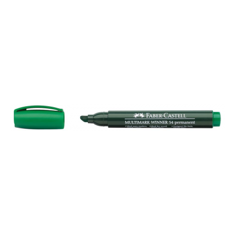 Marker Permanent Verde Varf Tesit Multimark Winner 54 Faber-Castell