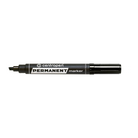 Marker Permanent Negru Varf Tesit 1-4.6mm 8576 Centropen