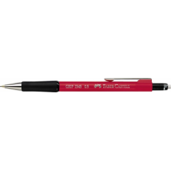 Creion Mecanic 0.5mm Rosu Aprins Grip 1345 Faber-Castell