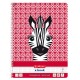 CAIET A4 80F SPIRALA PATRATELE CUTE ANIMALS MOTIV ZEBRA