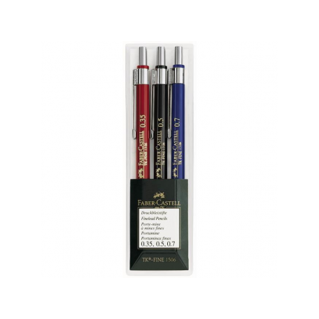 Set 3 Creioane Mecanice TK-Fine 1306 Faber-Castell