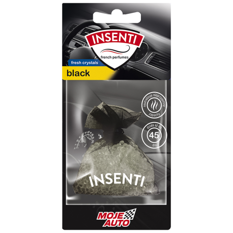 Air Freshener INSENTI Fresh Crystals - black, 20g