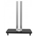 Stand pentru tabla interactiva HORION 86-98 inch, din otel carbon si sticla securizata