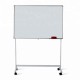 Tabla magnetica pe stand mobil 120x240 cm, 1 fata, Premium (5 ani garantie)