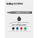 Marker pentru desen tehnic ARTLINE, varf fetru 0.4mm - albastru