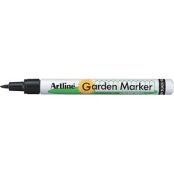 Marker ARTLINE Garden, pentru uz exterior (gradina), corp metalic, varf rotund 0.8mm - negru